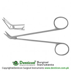 Diethrich-Salyer Dissecting Scissor - For Cleft Palate Angled Stainless Steel, 12 cm - 4 3/4"